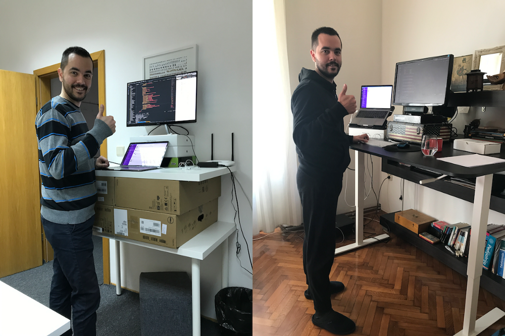 Office standup desk vs home office standup desk